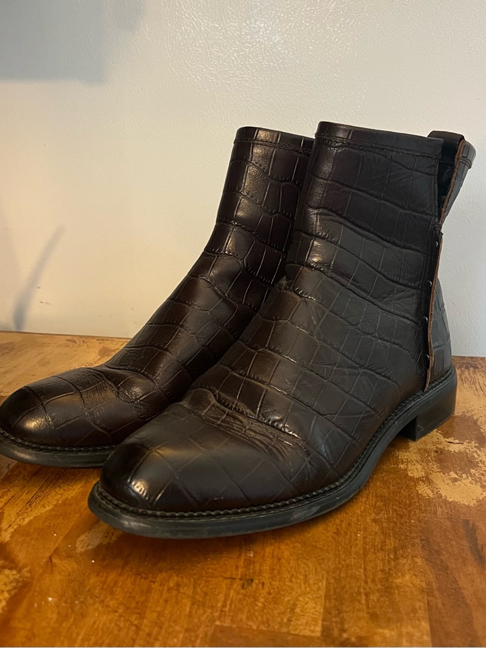 Franco Sarto Brown Hixton Boots